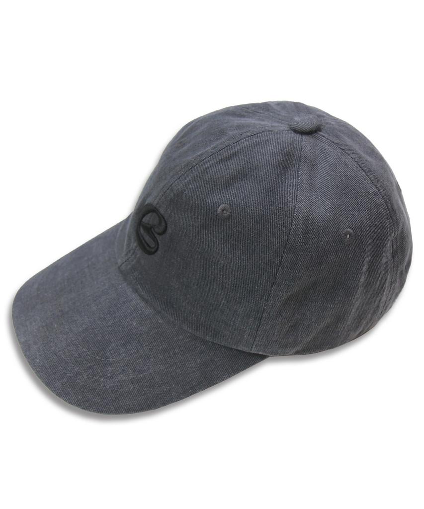 BLUFF B Initial Logo Ball Cap [Charcoal]