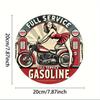 Tin Sign  Vintage Durable Metal Plaque Wall Decor Motorcycle Garage Retro Biker Themed Home Office Bar Man Cave Wall Art