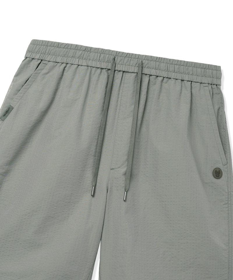 LIFEWORK Coin Wappen Seersucker Shorts