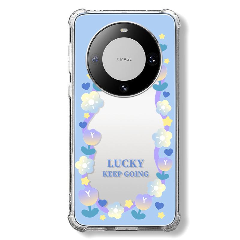 

Zhitai Huawei Mate60/50/40Pro Case with Nova11/10 P60 Bracelet Compatible Mirror Cover Mate 40 Pro