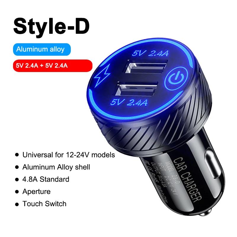 

Автомобильное зарядное устройство USB C мощностью 48 Вт с быстрой зарядкой PD и QC3.0, автомобильное зарядное устройство для телефона, адаптер прикуривателя для iPhone, Huawei, Xiaomi, Samsung