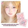XIXI Diffuse Butterfly Blush: Korean-Style, Matte, Four-Color Palette with Natural Contouring and Color Payoff.