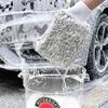 Mikrovláknové mycí rukavice na auto Měkká čisticí rukavice Oboustranné ručníky na mytí vozidla Auto Péče Rukavice