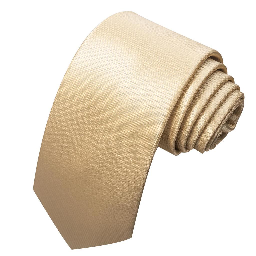 Spring/Summer Blue Series Men's Yarn-Dyed Jacquard Tie - British Style, Hand-Tied, Business Fashion