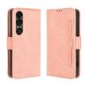 For Sony Xperia 1 VII Leather Case Phone Wallet Cover with Multiple Card Slots