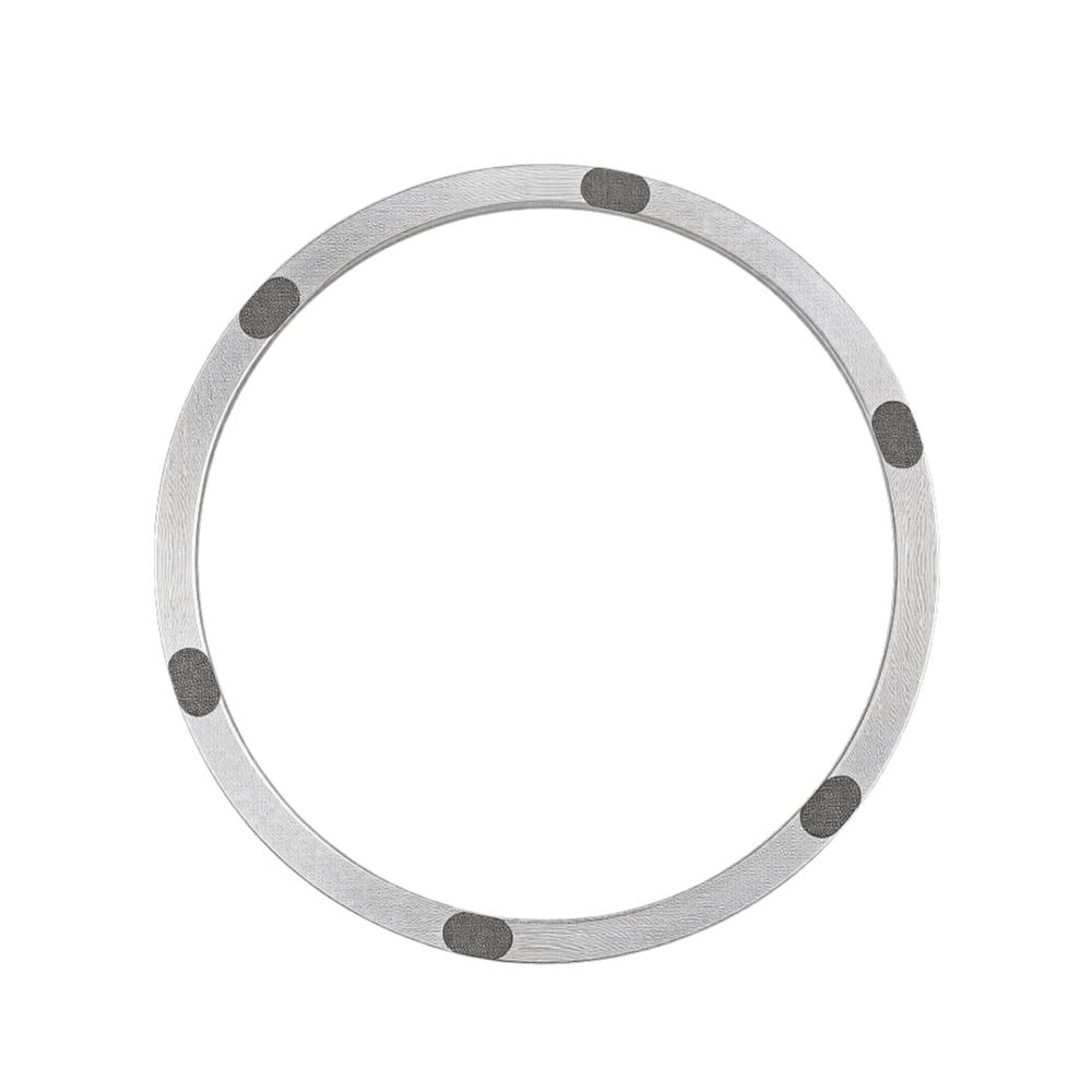 Heavy Duty Rotating Base Round Glass Rotating Turntable Plate Turntable Stand Showcase Furniture 40cm серебряный