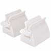 2 PCS White Toothpaste Dispenser Clip Holder Tube Squeezer Toothpaste Squeezer Tube Items