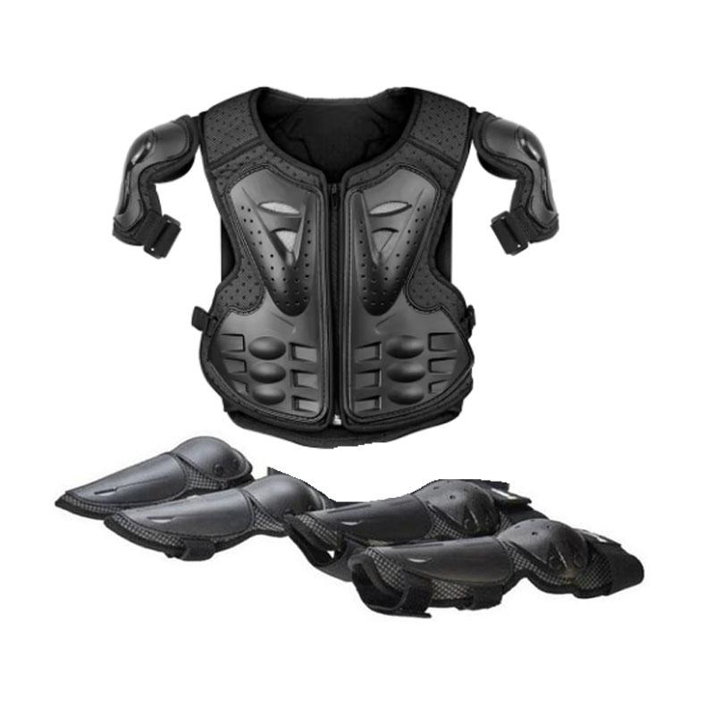 

Kids Full Body Armor Motocross Off-Road Protective Vest Suit Anti-Impact with Knee & Elbow Guards for Boys And Girls 4-13 Years Height(1.5-1.7M)