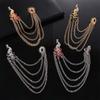 Corsage Rhinestone Suit Peacock Zinc Zinc Alloy Fashion Jewelry Clothing Accessory Men Brooch Vintage Brooch