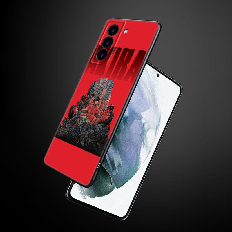 Akira 1988 Film Black Silicone Phone Case For Samsung Galaxy S23 S21 S20 FE S24 S22 Ultra S10E S10 S9 S8 Plus