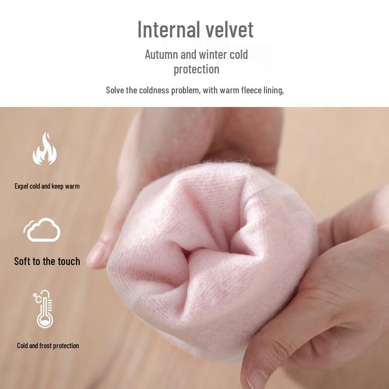 Winter Plus Waterproof Fleece Rubber Gloves - Extended Length for Kitchen and Household Cleaning