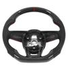 Carbon Fiber Steering Wheel Nappa Perforated Leather Replacement for A3 8V A4 A5 B9 2017‑2021