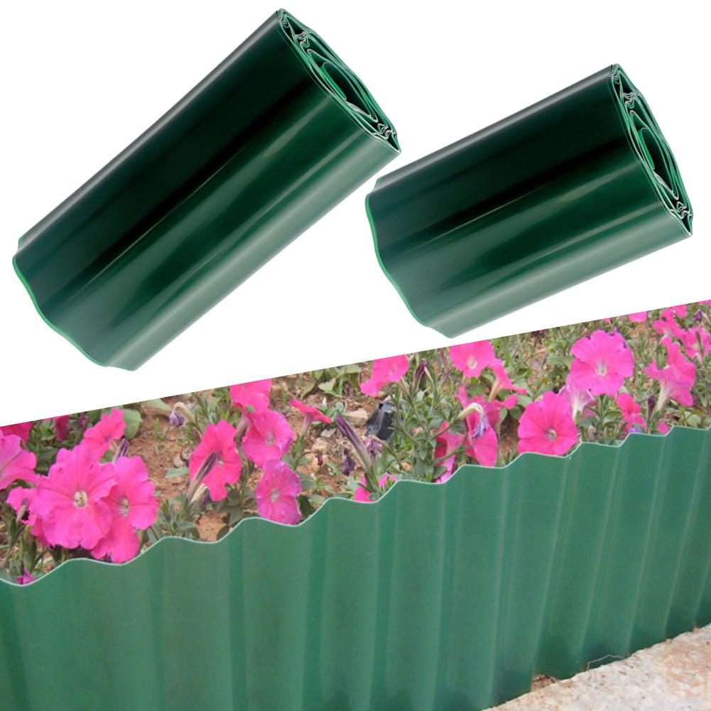30/40cm Garden Grass Lawn Edge Border Fence Path DIY Flexible Lawn Fence Outdoor Landscape Garden Decor Plastic Garden Decor