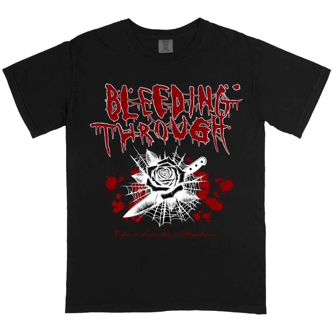 Men s Bleeding Through This is Love, this is Murderous (Rockabilia Exclusive) XXL