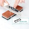 Akizora Sharpening Stone Set 6000 Knife Sharpening Stone with Surface Leveler and Angle Fixing Holder Ideal for Home Medium and Double-Sided (1000 &
