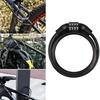 4-Digit Bicycle Password Lock, Anti-Theft Portable Bike Lock, Suitable for Mountain And Road Bikes