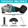 1580W 100MM Brushless Electric Angle Grinder Cutting Machine 21V 1/2 Lithium-Ion Battery DIY Woodworking Grinding Machine Power Tool