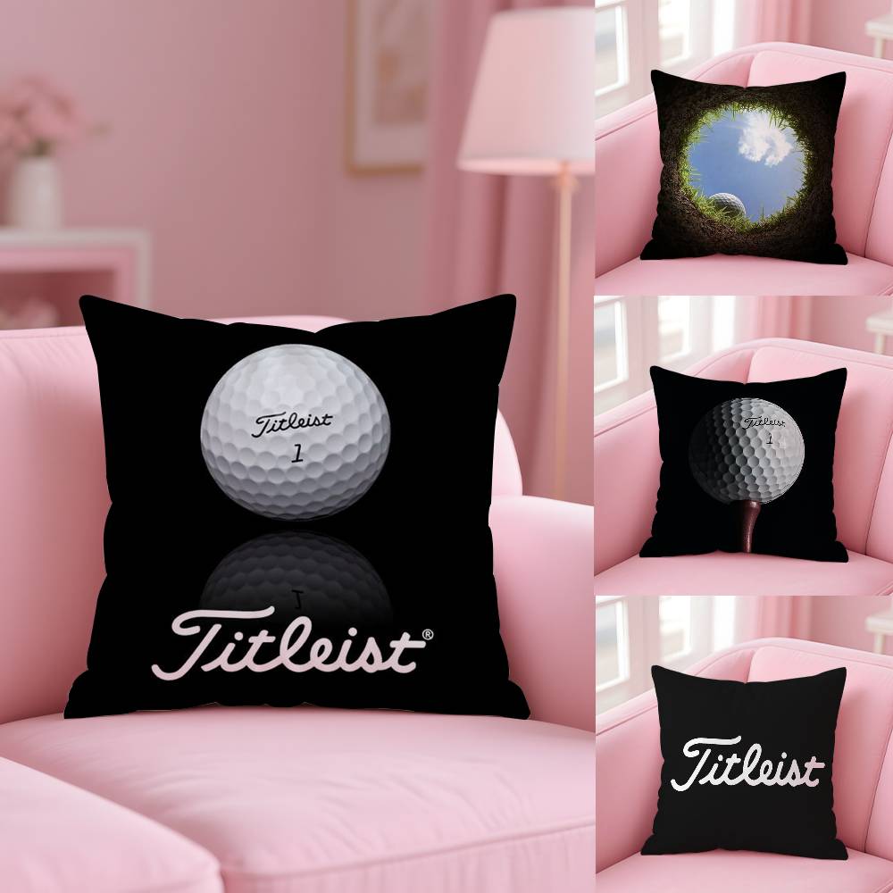 Golf Sports T-TitleistS Pillow Case Anti-dustmite Invisible zipper Sofa Bed