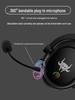 Dual-Mode 2.4G Wireless Gaming Headset with Bluetooth and Mic