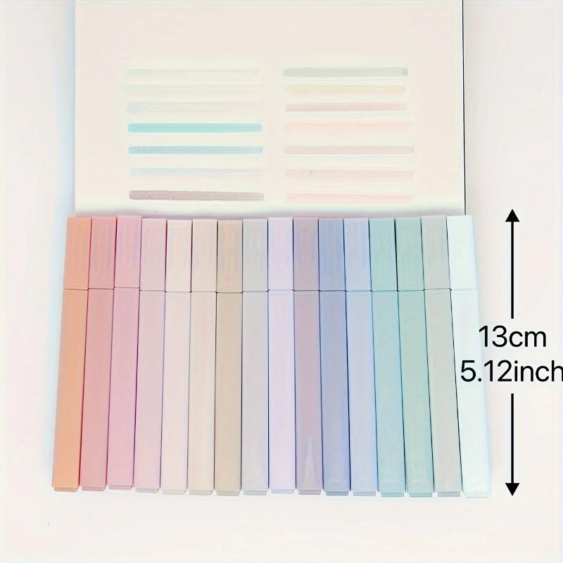 School Office Supplies for Students Artists and Stationery Lovers Square Highlighter Markers Painting Tools for Journaling