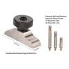 Stable Clamping Depth Dial Indicator Base Threaded Knob Depth Gauge Holder  For Replacement
