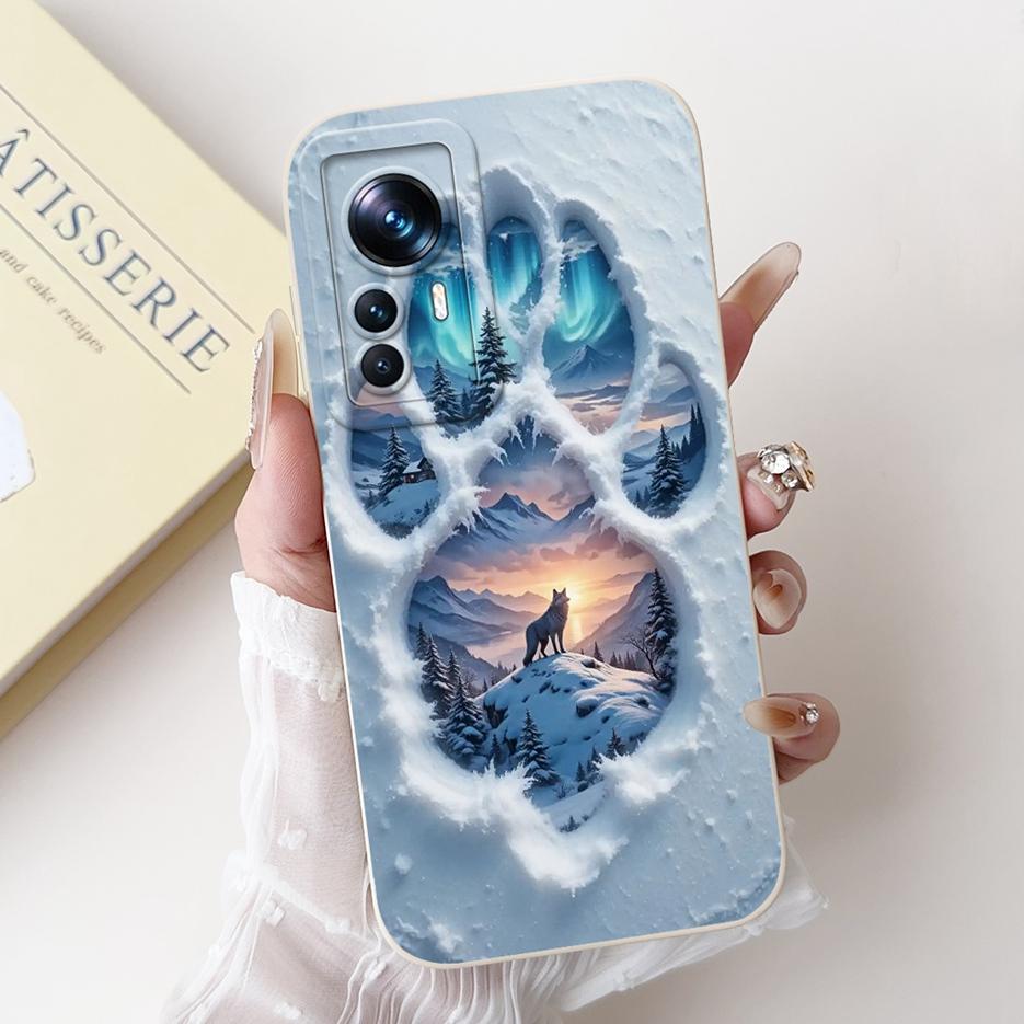 For Xiaomi 12T Pro Case Cute Cartoon Fashion Painted Cover Soft Silicone Phone Case For Xiaomi Mi 12T Pro Mi12T 5G Fundas Bumper