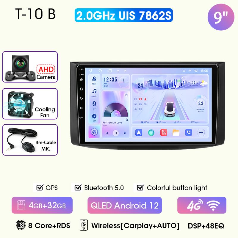 Car Radio For Chevrolet Aveo 2006 2007 2008 2009 2010 2011 2012 2din Android12 Carplay Multimidia Video Player Head Unit