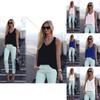 Stylish Womens V Neck Chiffon Sleeveless Vest Comfortable Loose Casual Summer Shirt