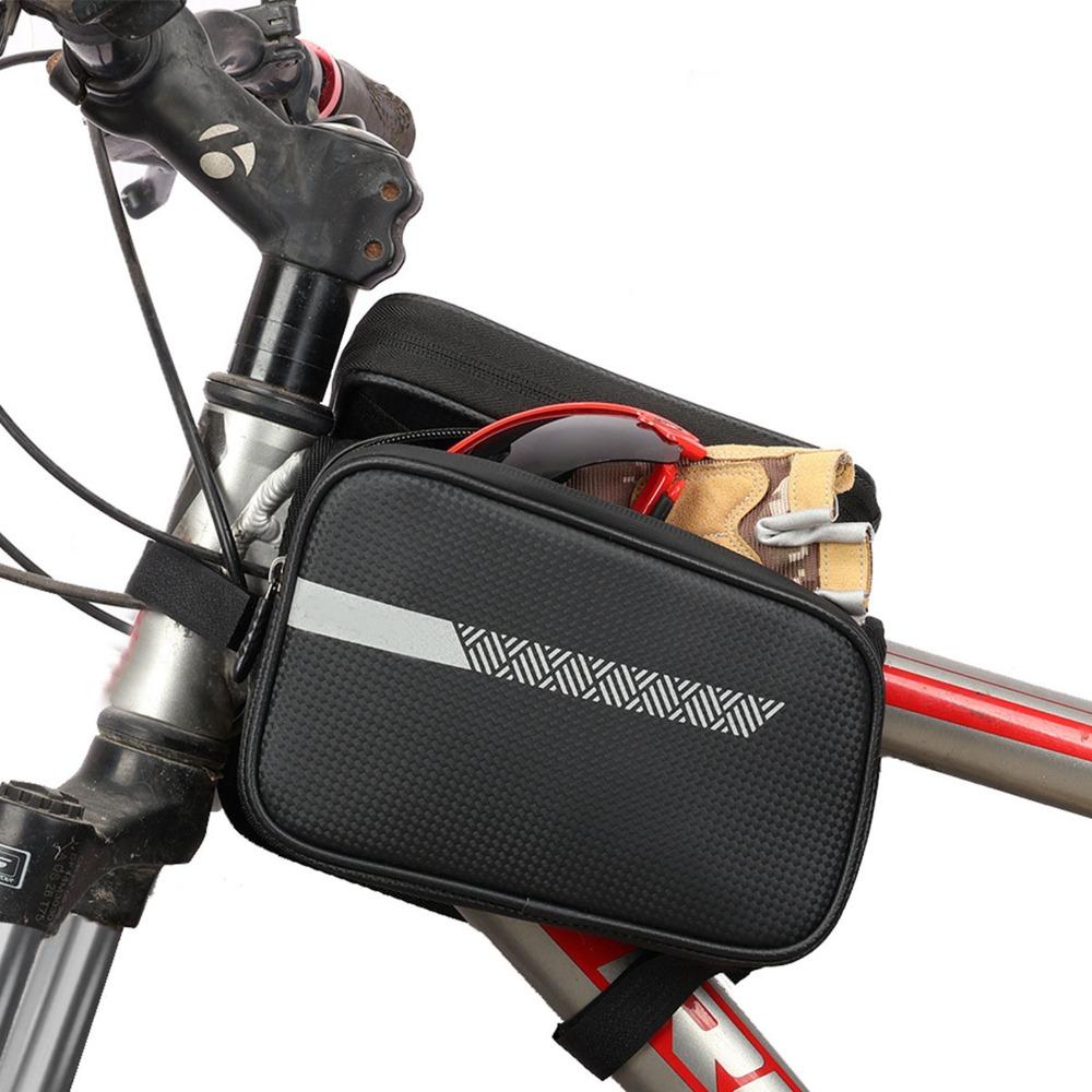 Multifunction Cycling Phone Front Frame Bag Waterproof Cycling Top Tube Bag  Road Bike Cycling
