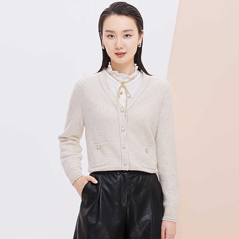 

JESSIE Женский кардиган из смесового кашемира с V-образным вырезом XL