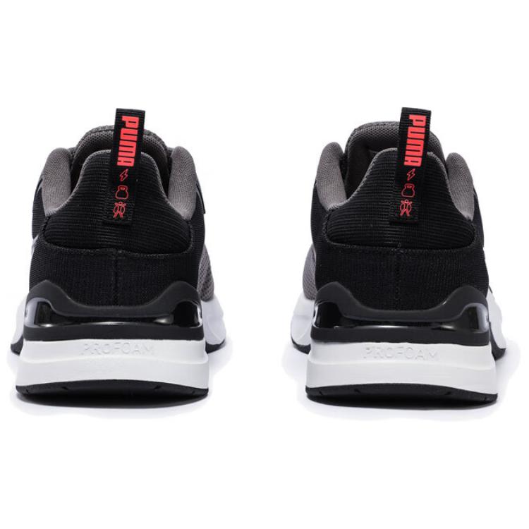 Puma Infusion Comfortable Simple Low-Top Training Shoes Unisex Sneakers Gray Black 377893-12