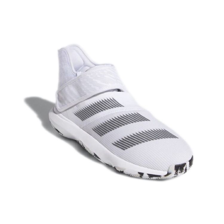 adidas Harden B/E 3 Punta Rotonda Velcro Resistenti Mid-Top Scarpe da Pallacanestro Uomo scarpe da pallacanestro Bianche EF8769