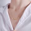 Stainless Steel Babygirl Necklace Gold  Plated Baby Girl Pendants Chain Necklaces For Women Jewelry