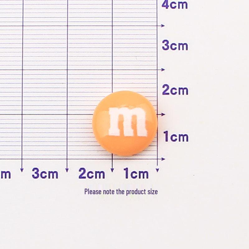 Colorful M&M's Resin DIY Kit: Phone Case, Hair Tie, Hair Clip, Jewelry, Water Cup Sticker, Pencil Box