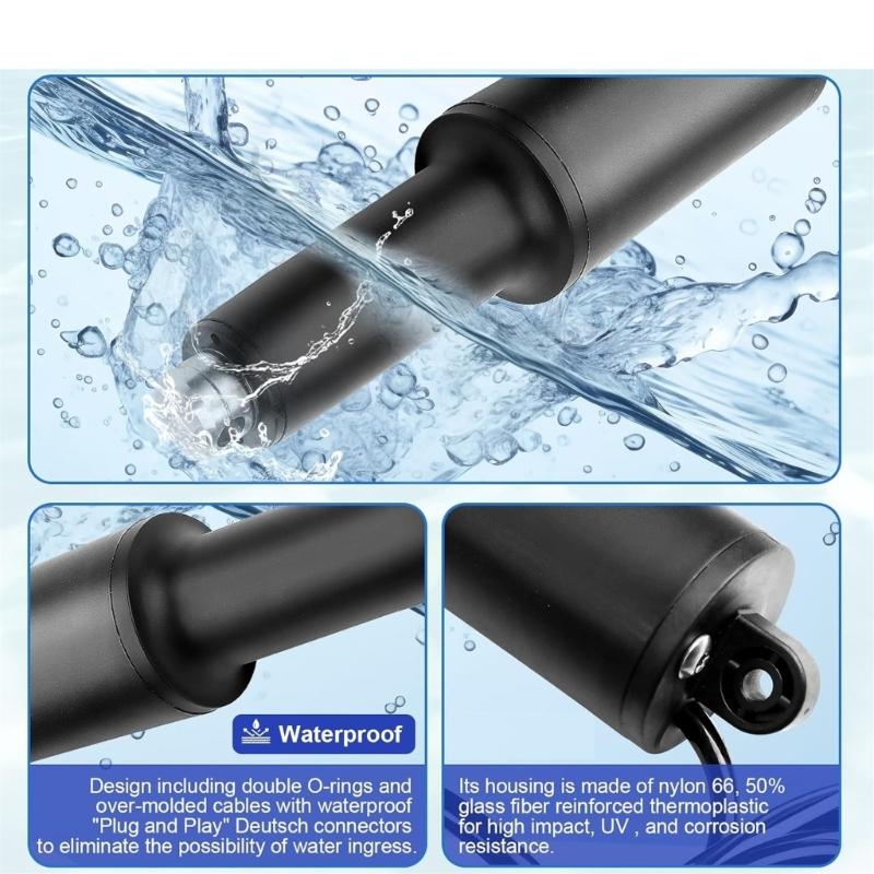 Actuator Flapuri Trim Barcă 12V 15056-001 15056001 pentru Lenco 101 Cursă 2 1/4in Performanțe Ridicate Flapuri Super Puternice