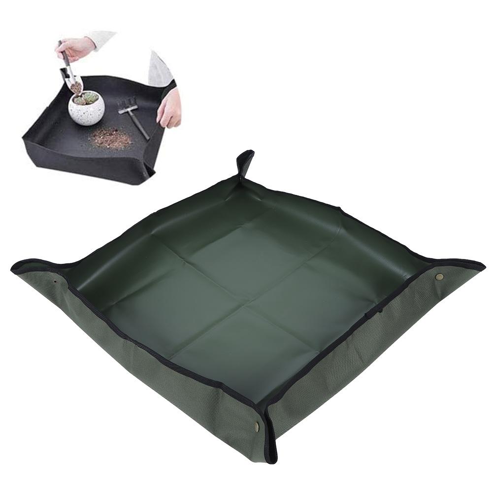 Garden Plant Seedling Repotting Tray for Indoor Flower Transplanting Operating Tidy Potting Mat