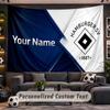Wall Hanging Tapestry Custom NameHamburger SV Pattern Personalized Printed Fabric Wall Decor