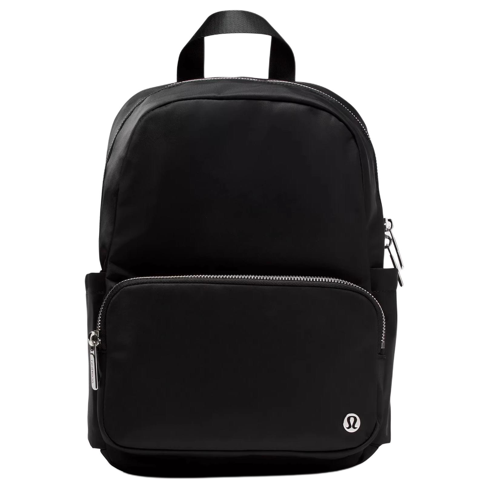 Lululemon Everywhere 11.5L Backpack Unisex Backpacks Black Oak-Brown Silver LU9CZPS-070707 Black & Oak Brown & Silver