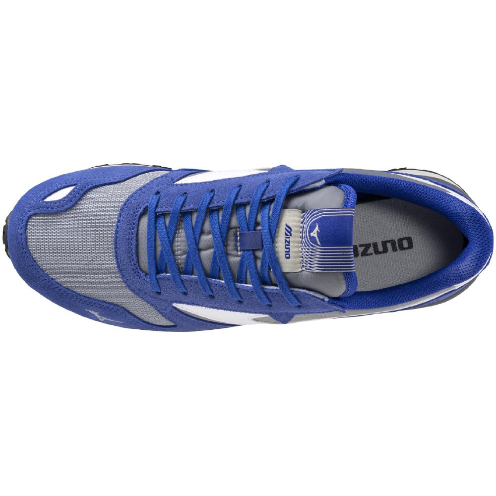 RB87 Sporty Gray X White X 2E [Mizuno] Sneakers, Casual, Commuting, School, Lifestyle, Stylish, Blue, 23.5 Cm,