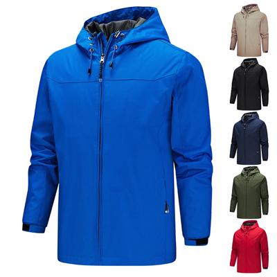 Men's Mountaineering Suit Fast Drying Windbreaker Outdoor Sportswear Jacket Coat