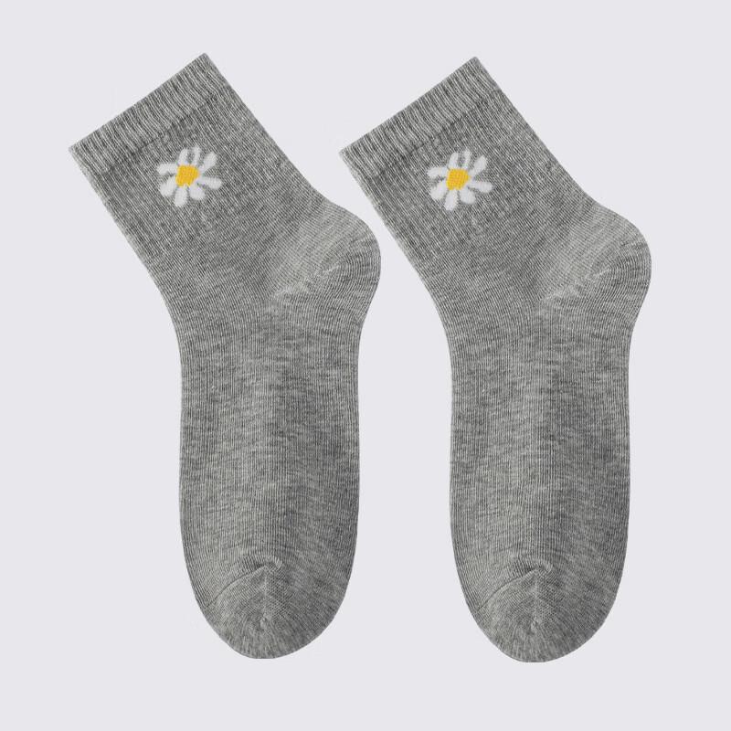 LangSha Women s Thin Antibacterial Mid-Calf Cotton Socks