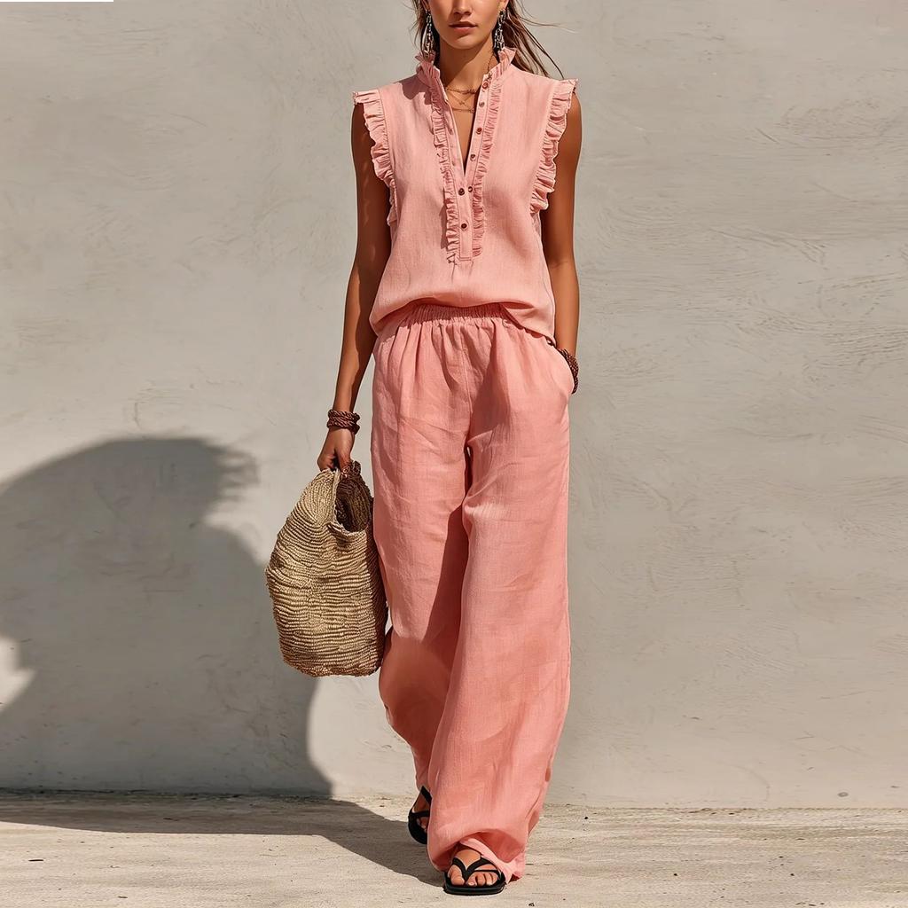 Two Piece Sets For Women Casual Long Sleeve Shirts And Short Pants