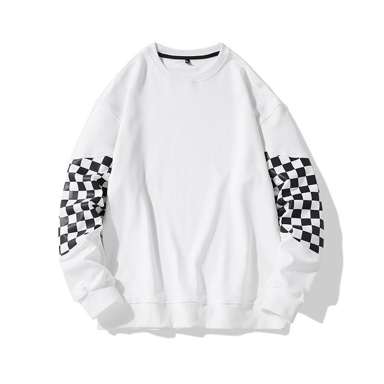 Herren Sweatshirt Frühling und Herbst Lässig Rundhals Pullover Herren Off-Shoulder Sweatshirt Geeignet für Sekundärentwicklung 320g