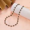 Collana Blu Occhio di Allah Turco da Donna Moda Colore Oro Acciaio Inossidabile Collane Smalto Perline Gioielli Regalo