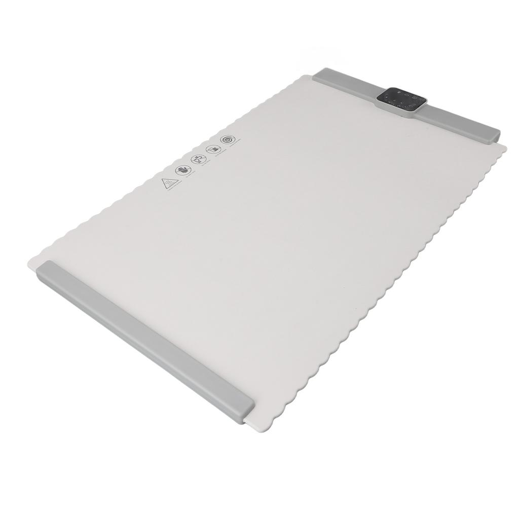 Elektrische Warmhalteplatte 10s Schnelles Aufheizen 5 Temperatureinstellungen 4 Timer Digitalanzeige Aufrollbar Lebensmittel