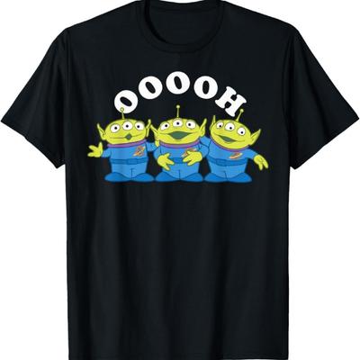 Disney Pixar Toy Story OOOHHH Alien Trio Portrait T-Shirt