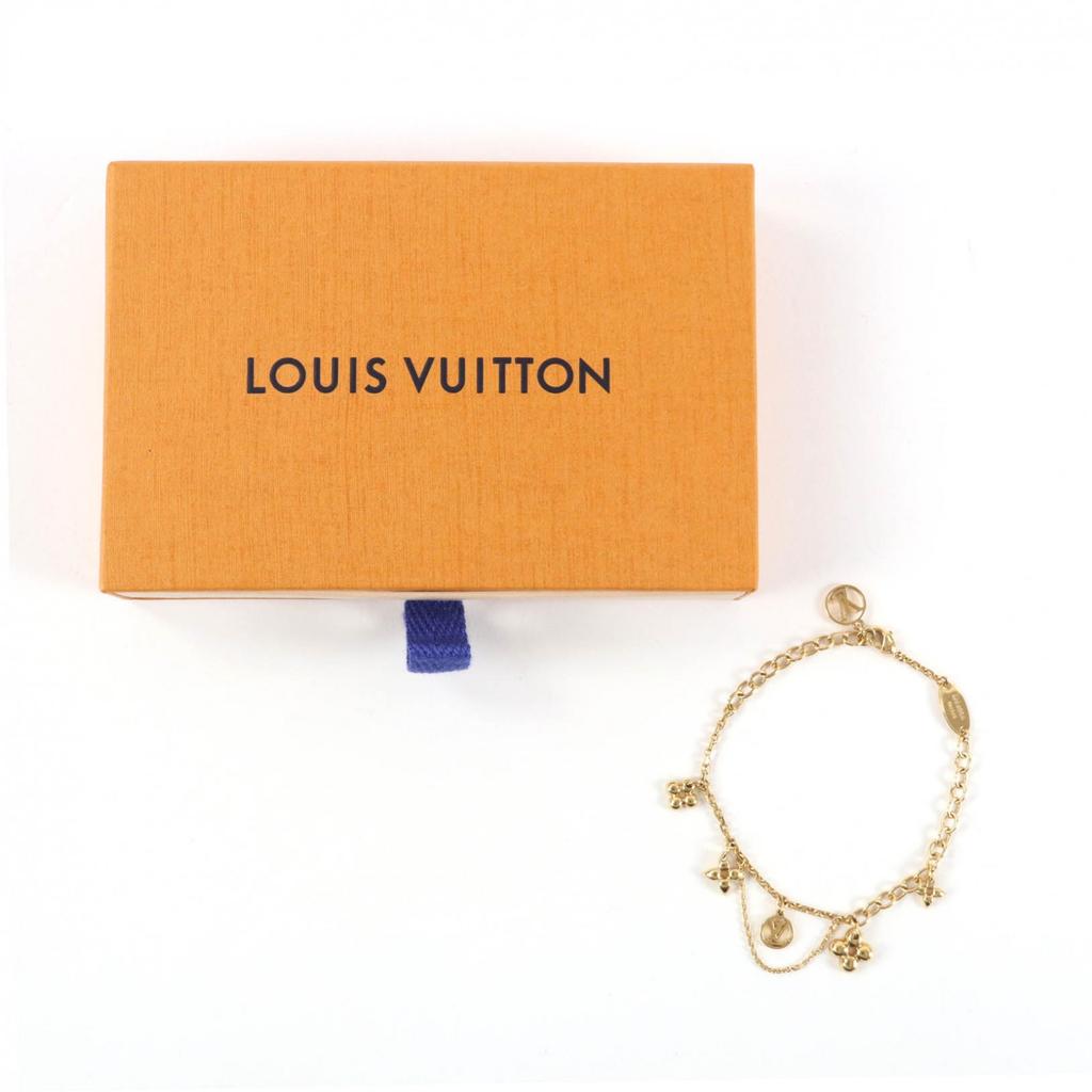 Very Good LOUIS VUITTON bracelet Bracelet Blooming gold Women M1485A Used