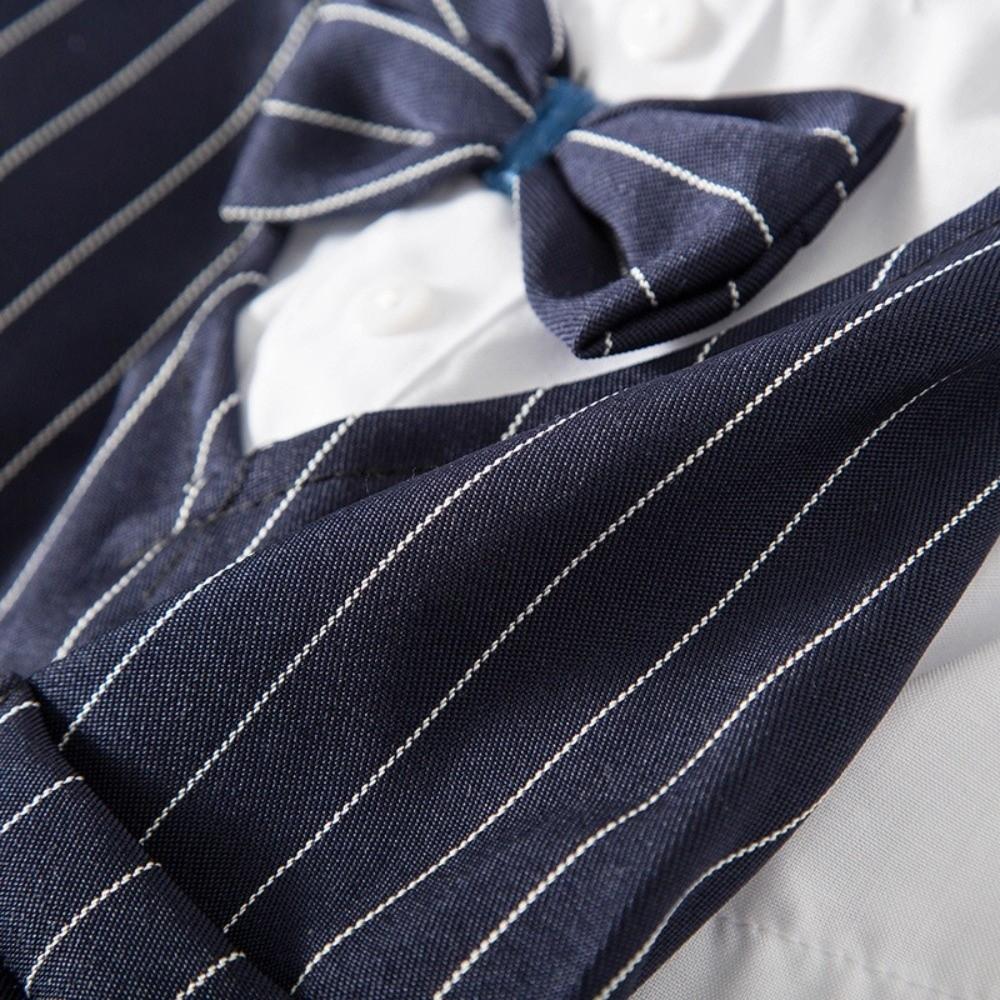 Lightweight Dog Wedding Suit Short Sleeve Spring Suit Shirt Pet Tuxedo Outfit  for Teddy Dogs