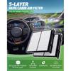 2-Pack HEPA Cabin Air Filter Fits For Subaru Forester 2.5L (-2024), WRX (-2024) Cabin Filter Replacement (72880-FL000) Forester Accessories, CF12775