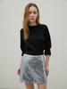 Bundak Saints Sequin Mini Skirt Silver
